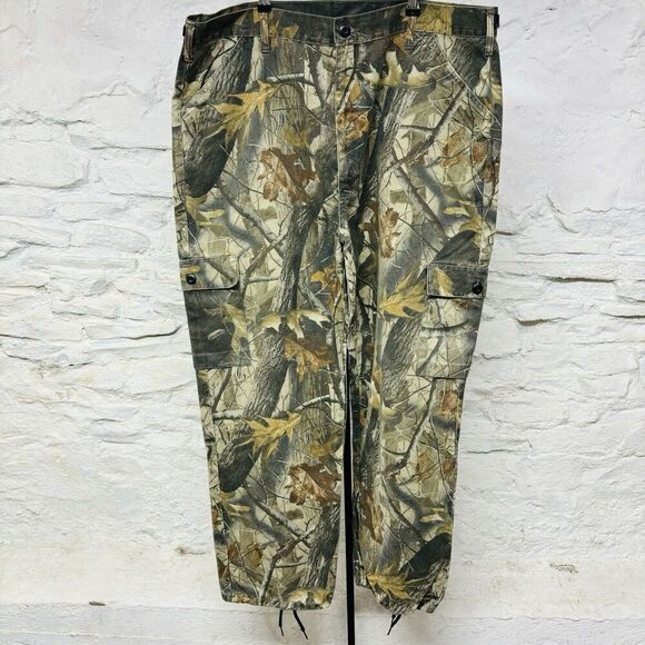 Realtree Hardwoods Camo Commander Men's Cargo Pants XL 40 W 32 L Hunting Camping - Picture 1 of 8